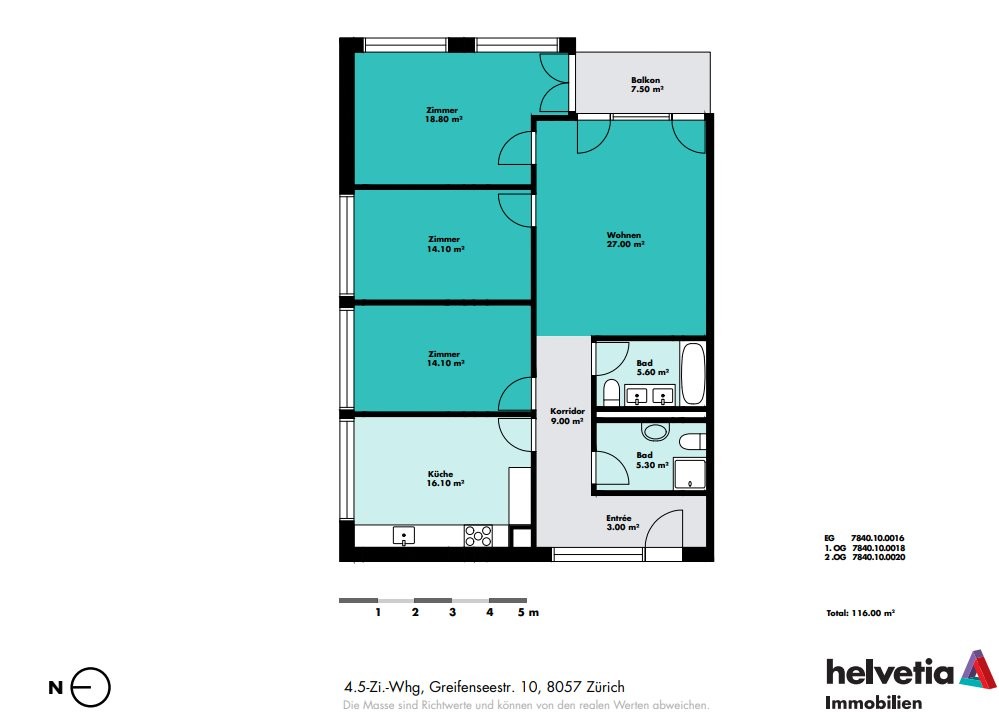 2 ½ rooms apartment