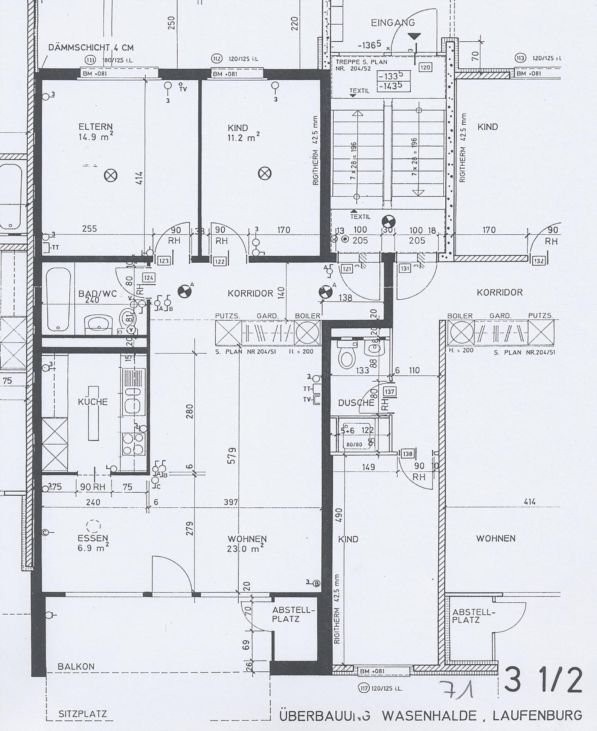 3 ½ rooms apartment