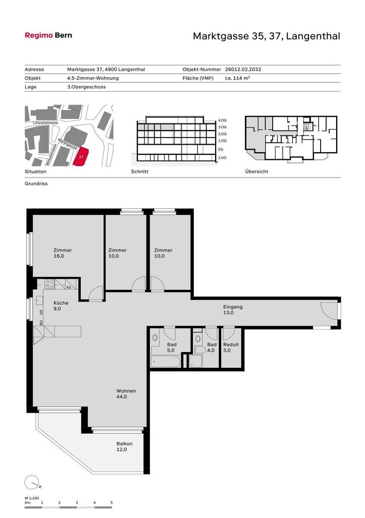 4 ½ rooms apartment