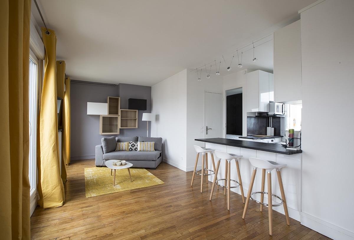 2 rooms furnished flat