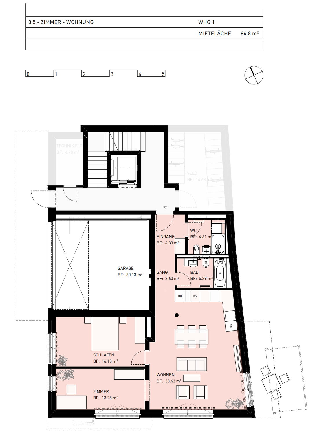 3 ½ rooms apartment, Foto 9 von 9
