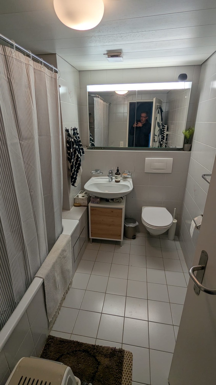Recherche de repreneur pour un magnifique appartement en duplex sous les combles à Riehen. Idéal pour les couples ou une petite famille. 
Quartier très calme, superbe vue sur le Chrischona. Toutes les fenêtres sont neuves, ce qui signifie que l'appartement est très bien isolé, de sorte qu'il ne fait