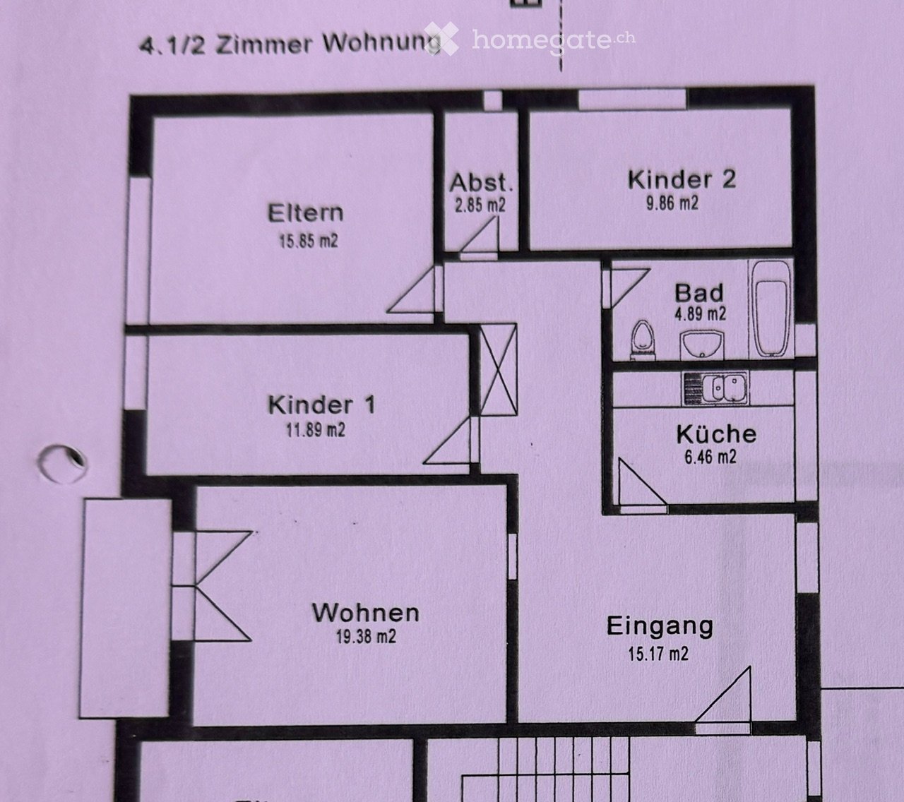 4 ½ rooms apartment, Foto 1 von 5