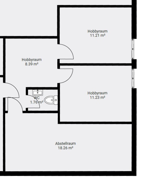 32m² hobby room