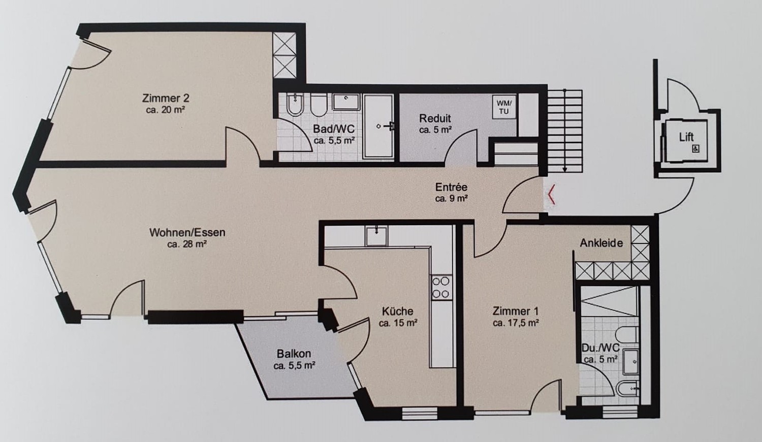 3 ½ Zimmer-Wohnung, Foto 8 von 9