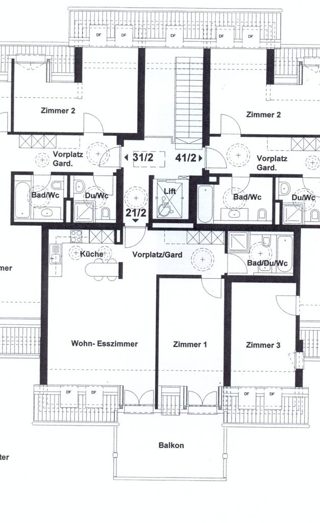 2 ½ room roof flat