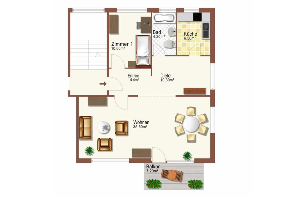3 ½ rooms apartment