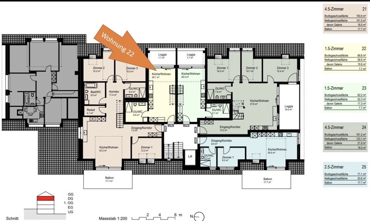 1 ½ rooms apartment, Foto 2 von 9