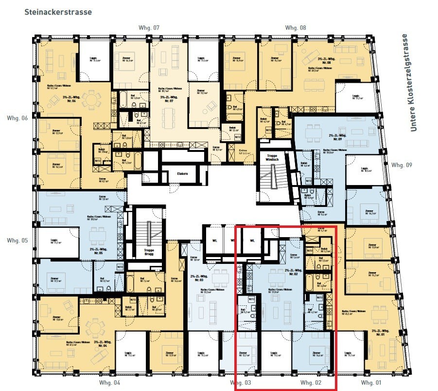 2 ½ rooms apartment