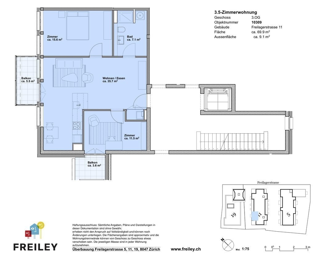 3 ½ rooms apartment, Foto 10 von 10
