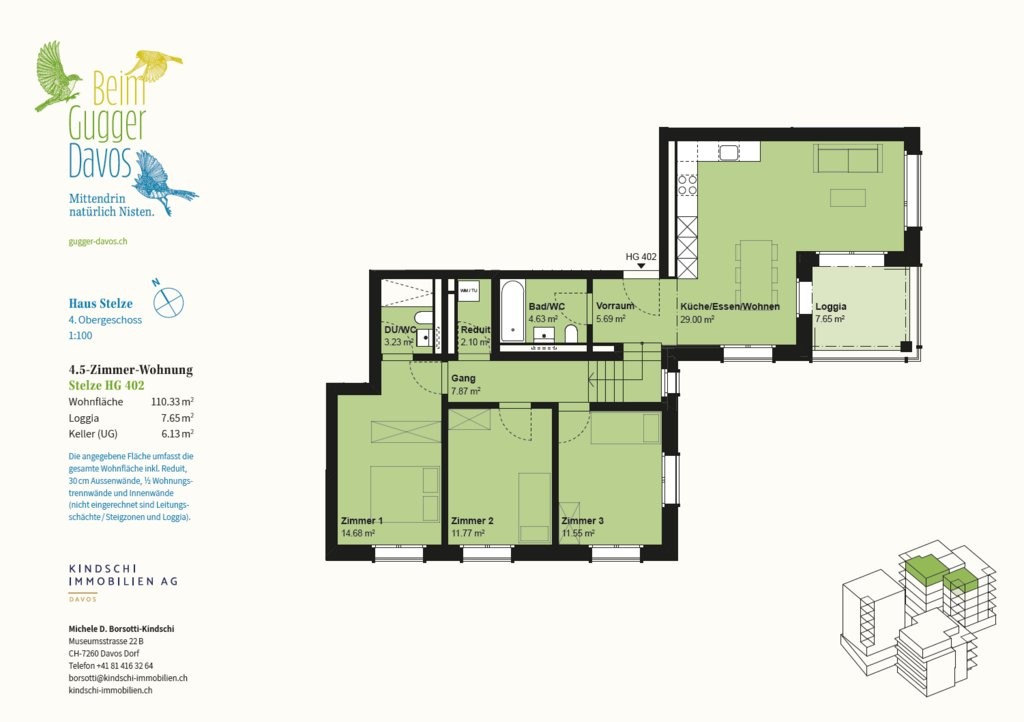 Appartement de 4 ½ pièces