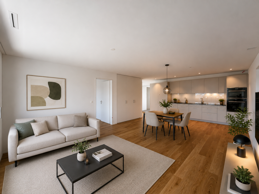 3 ½ rooms roof flat