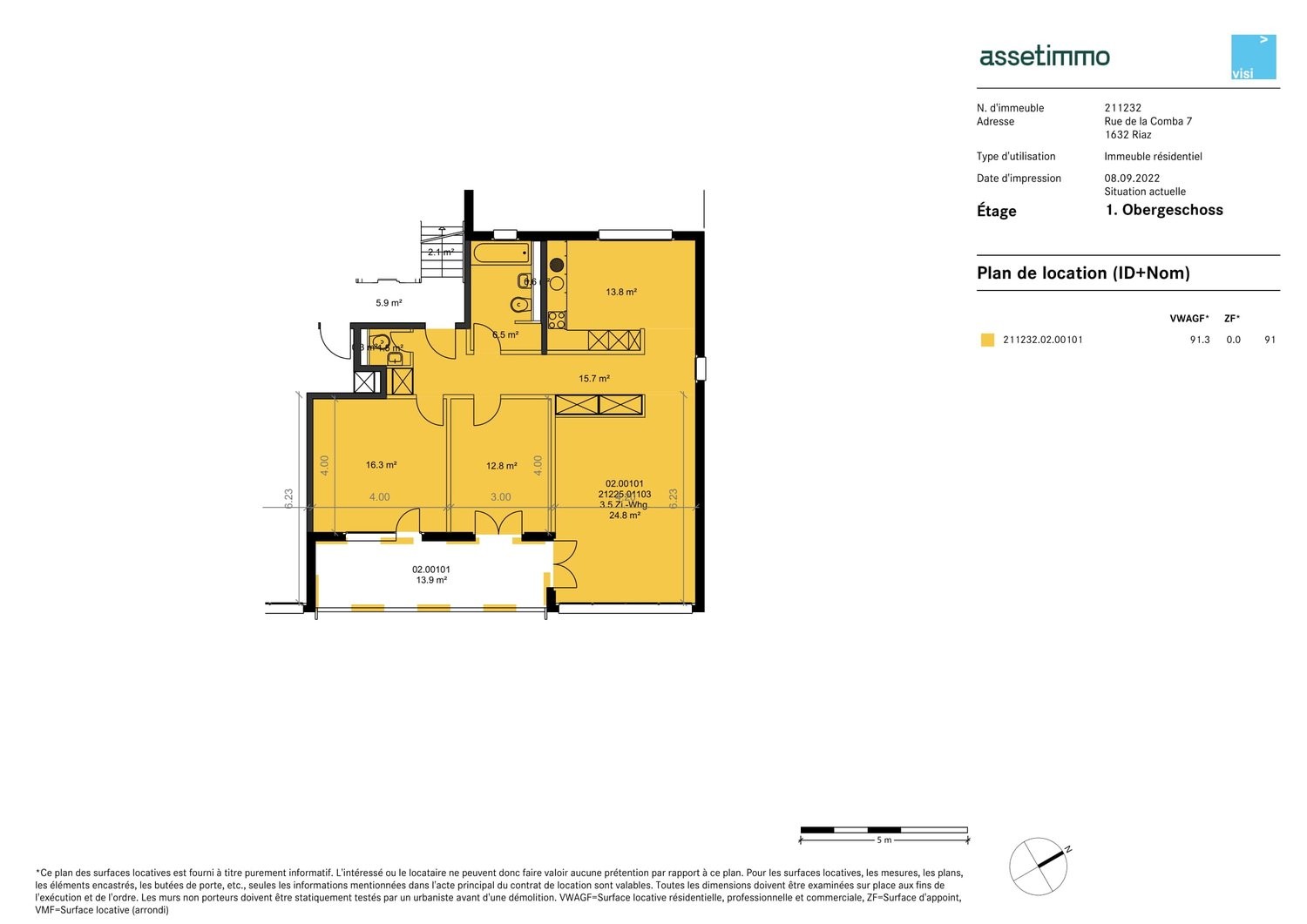 3 ½ Zimmer Wohnung