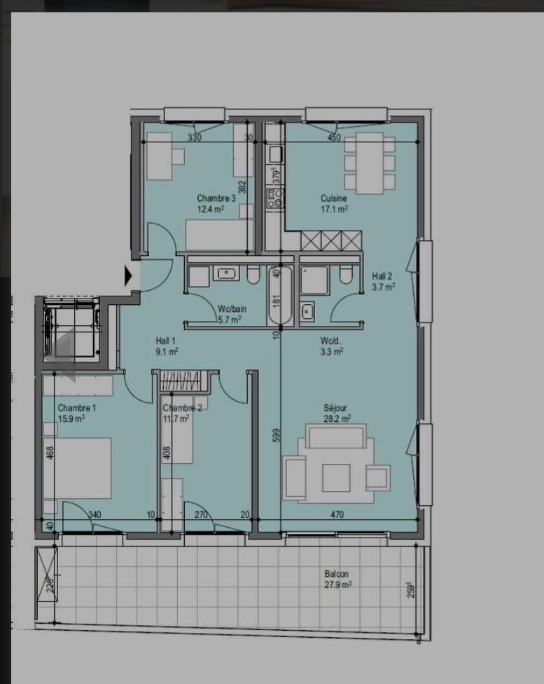4 ½ rooms apartment, Foto 3 von 9