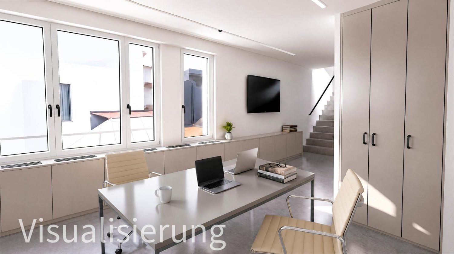 236m² office