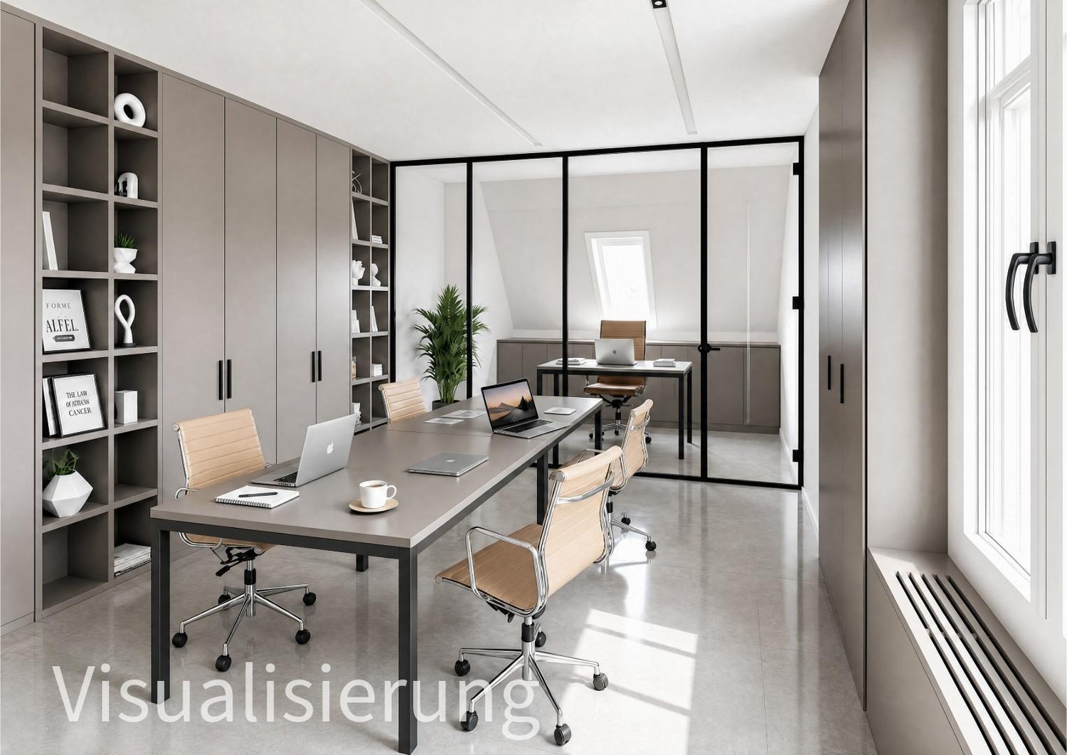 236m² office