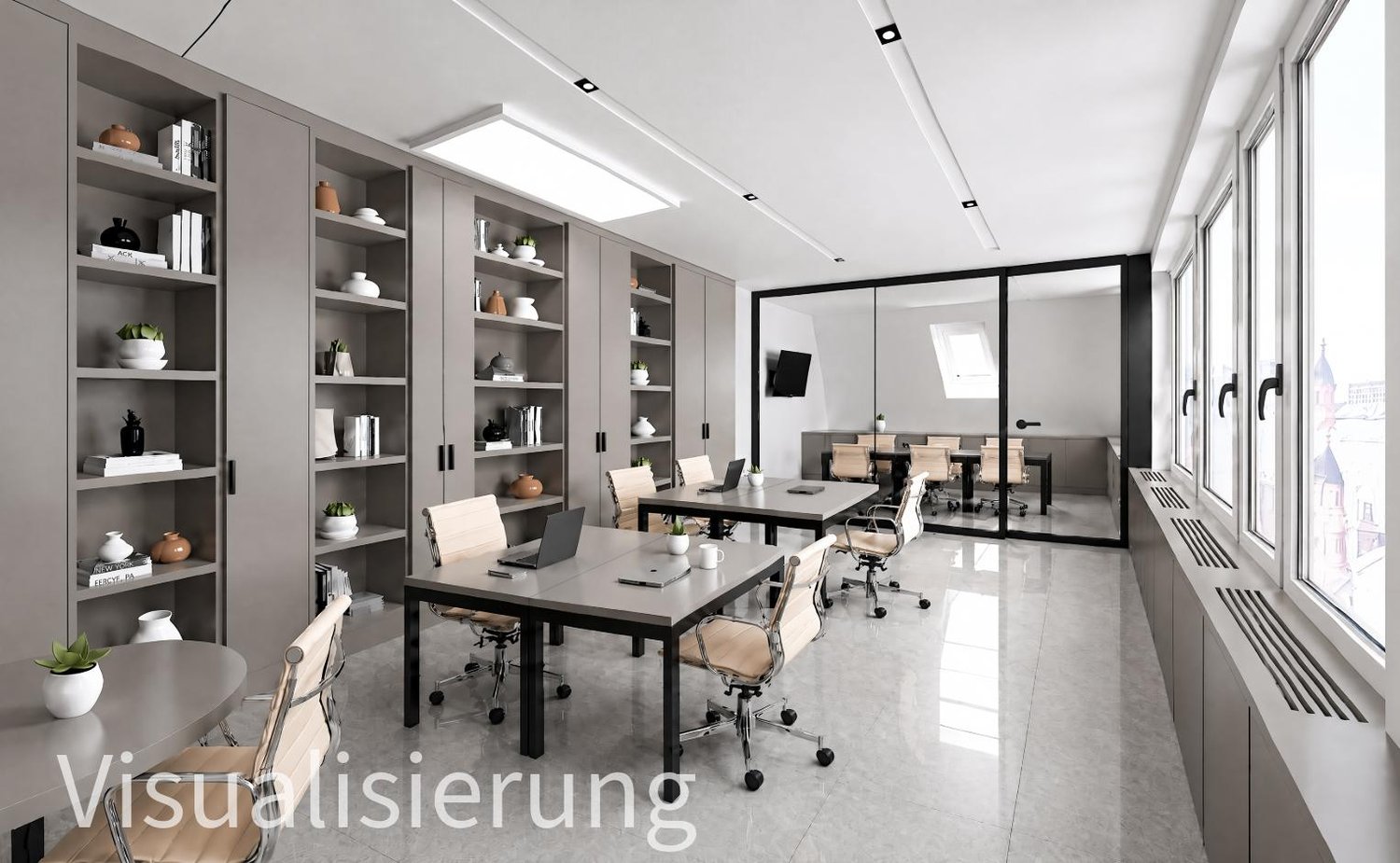236m² office