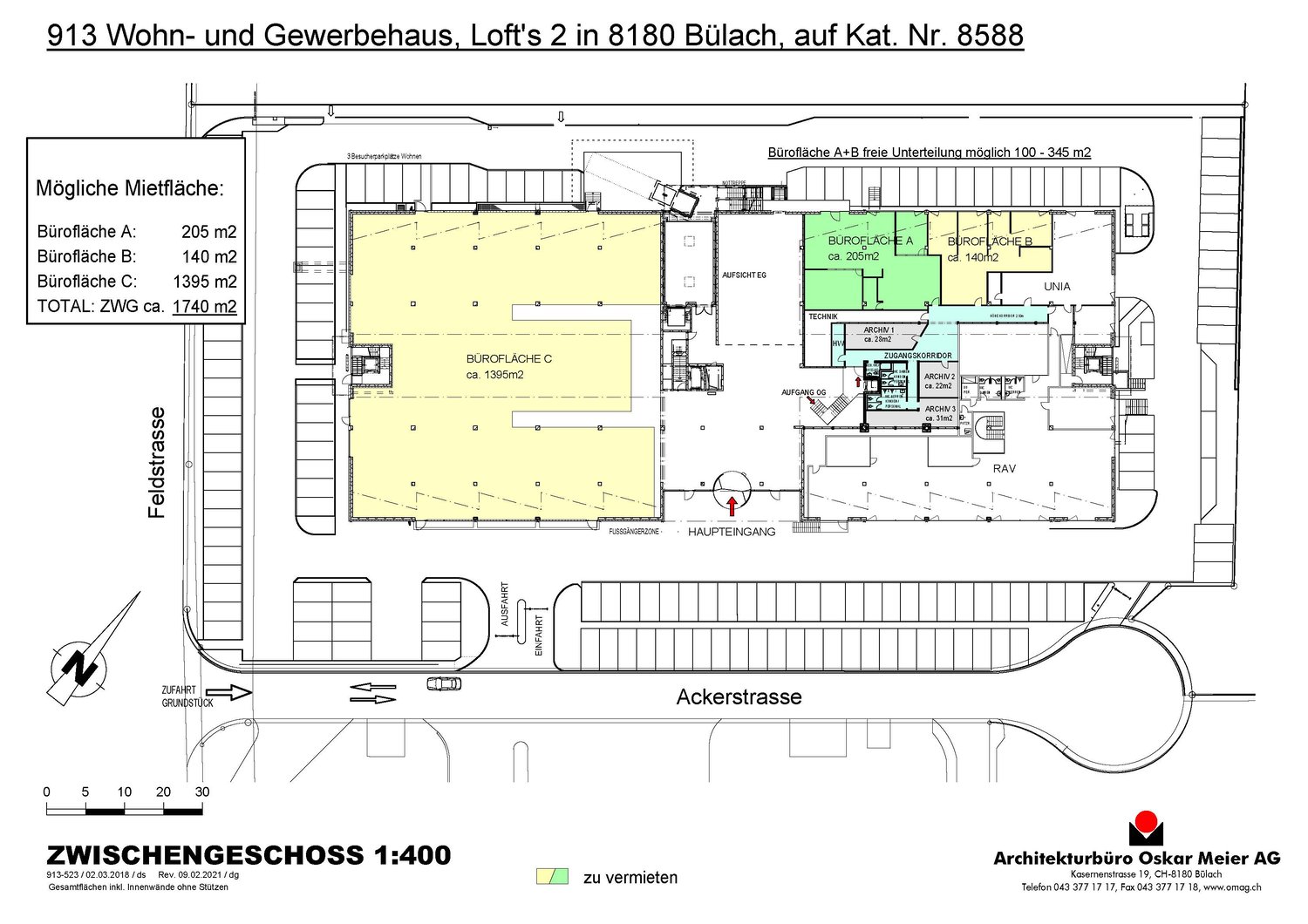 140m² office, Foto 2 von 2