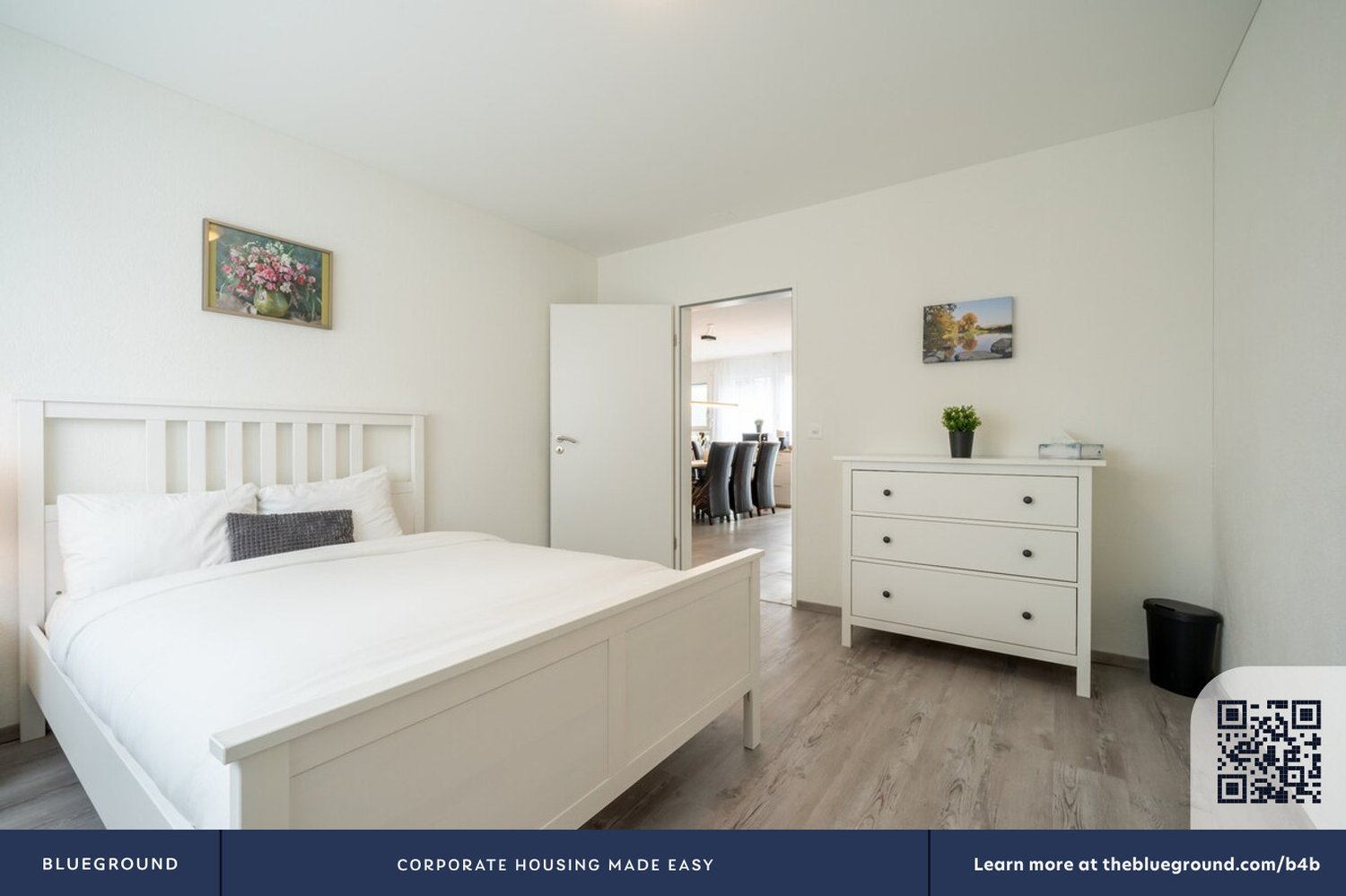 4 rooms furnished flat