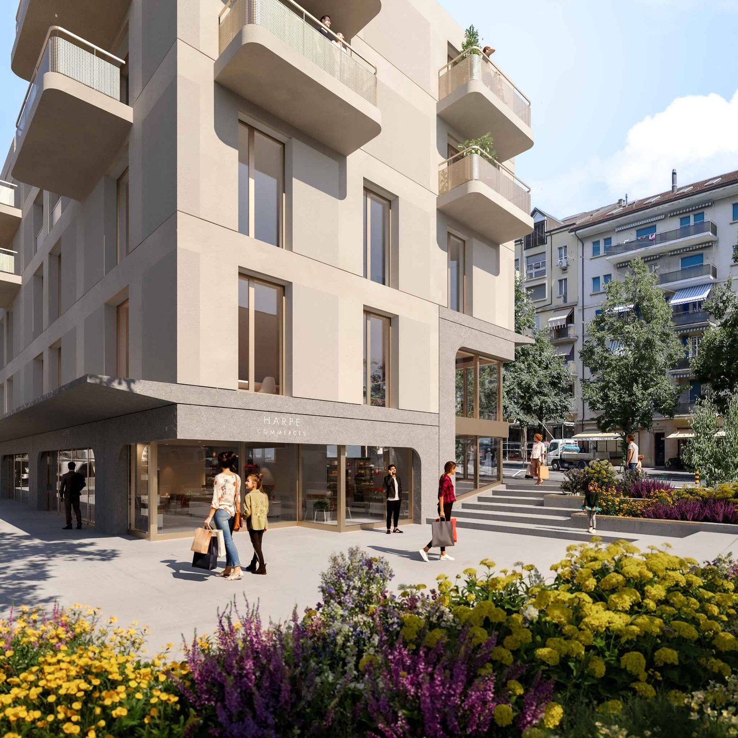 92m² arcade
