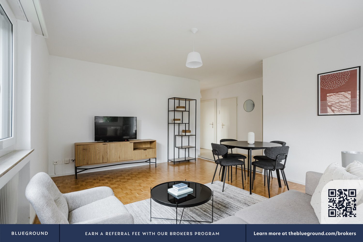 3 pièces appartement meublé