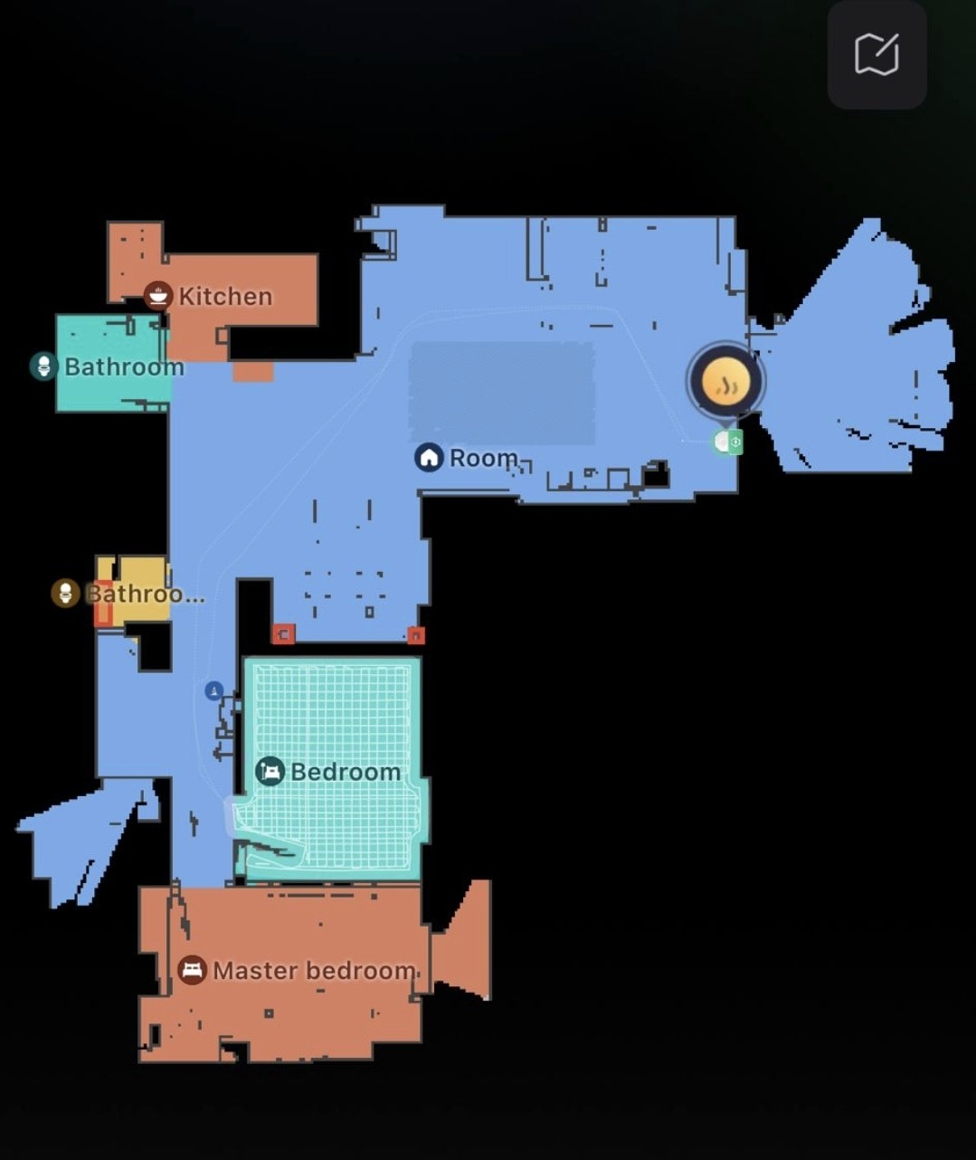 Chambre dans un appartement partagé