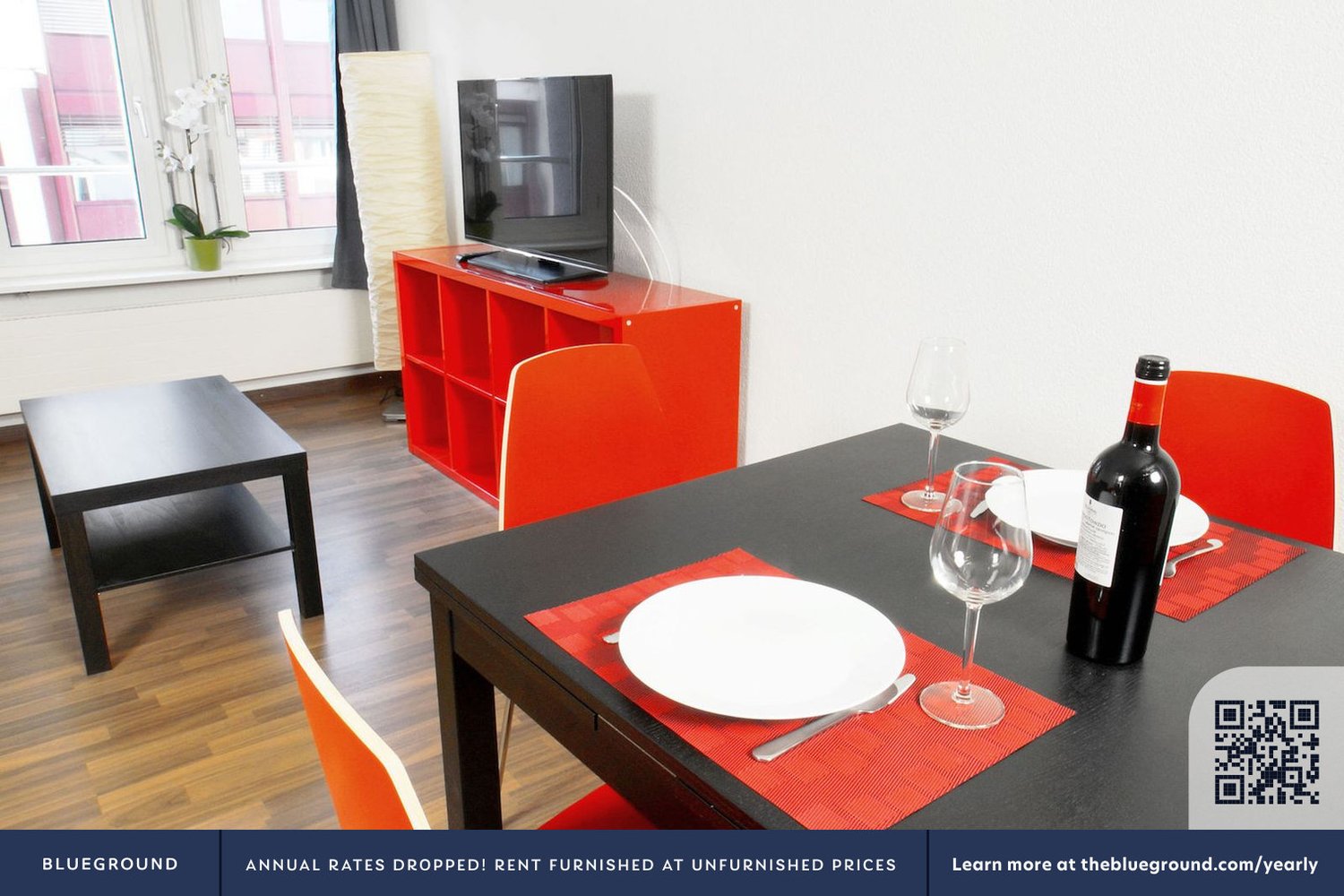 1 rooms furnished flat