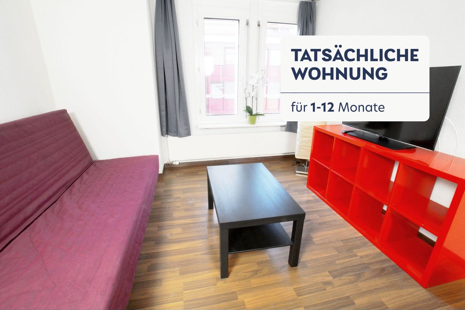 1 rooms furnished flat