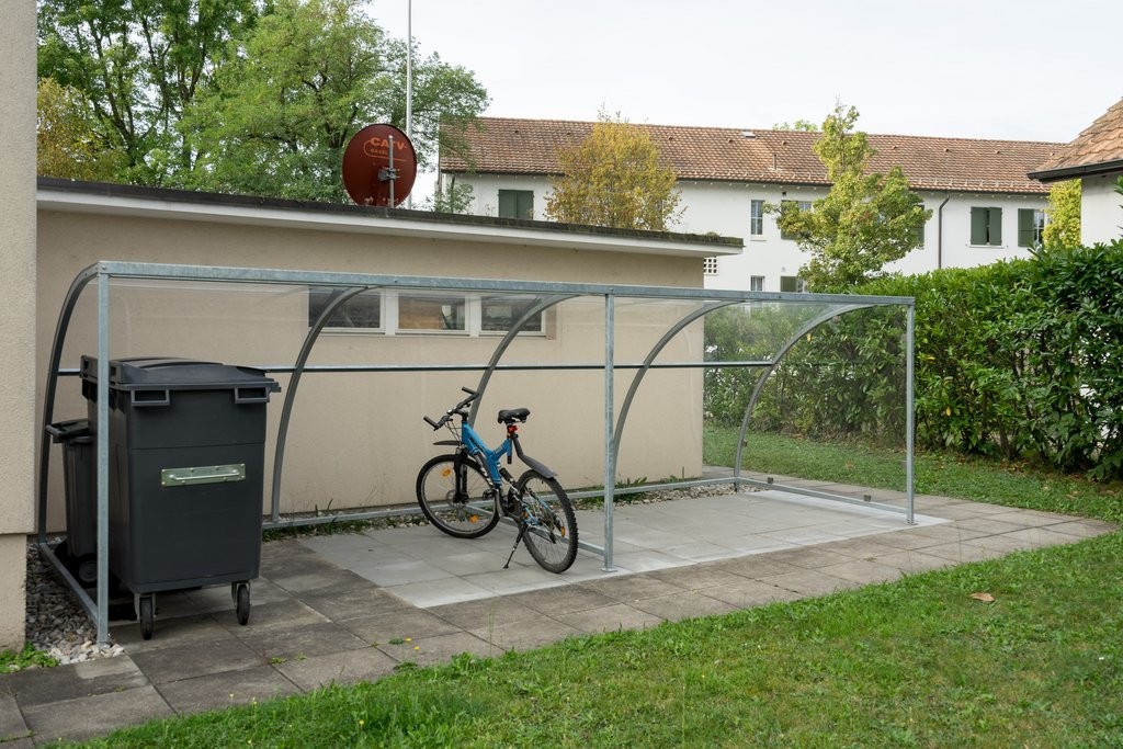 Outdoor bike parking