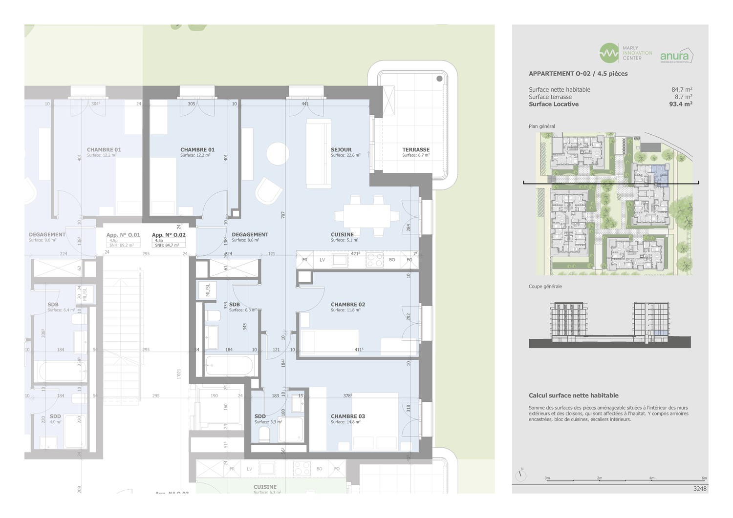 4 ½ rooms apartment