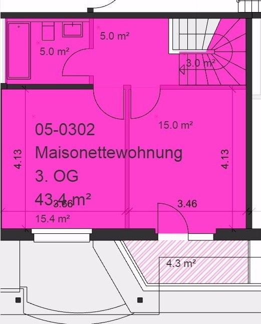 2 ½ locali duplex