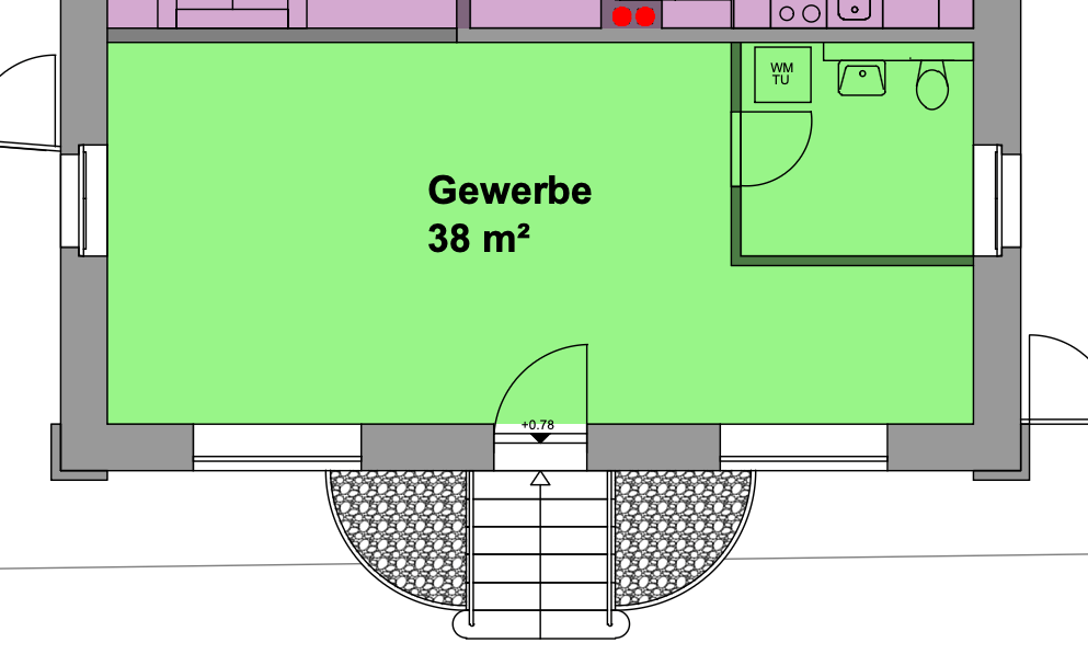 40m² hairdresser