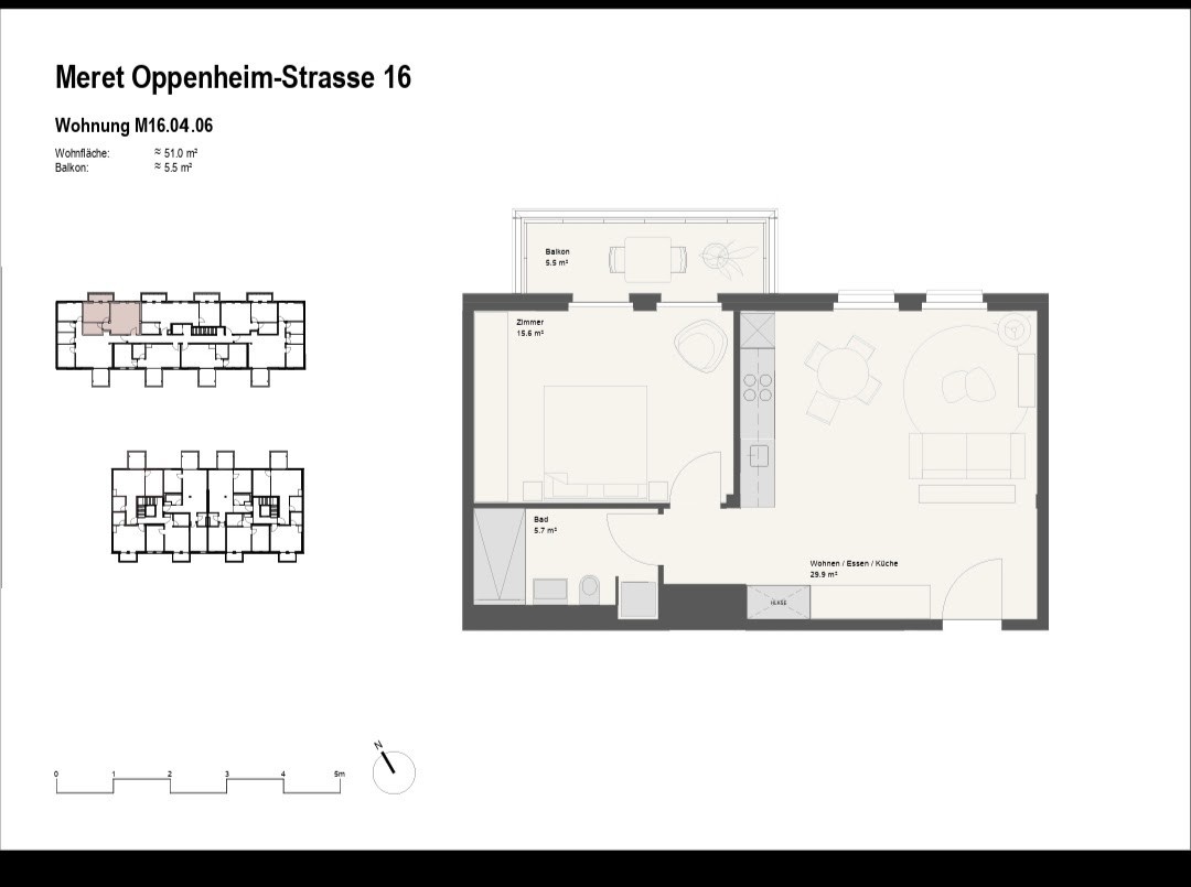 Appartement de 2 ½ pièces