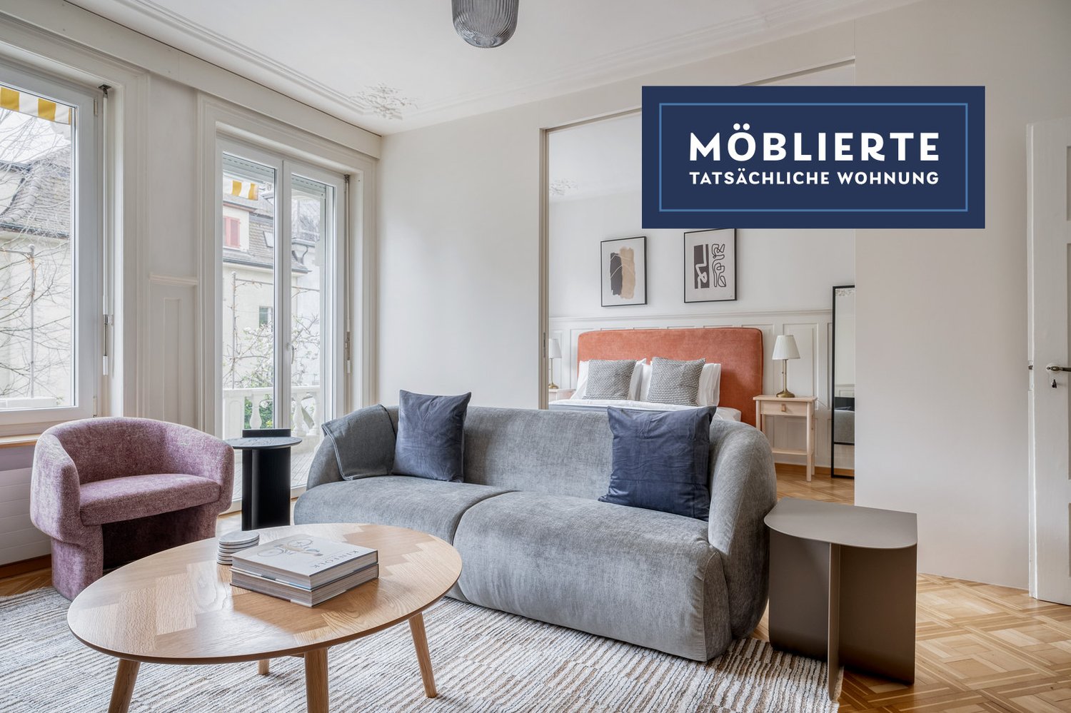 2 ½ pièces appartement meublé