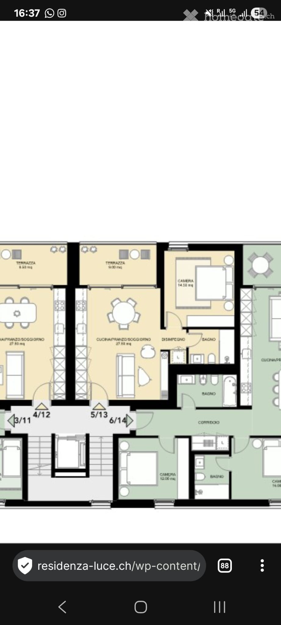 2 ½ rooms apartment
