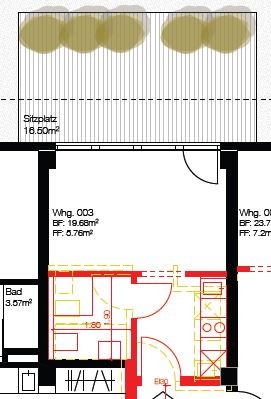 1 ½ rooms apartment, Foto 6 von 6