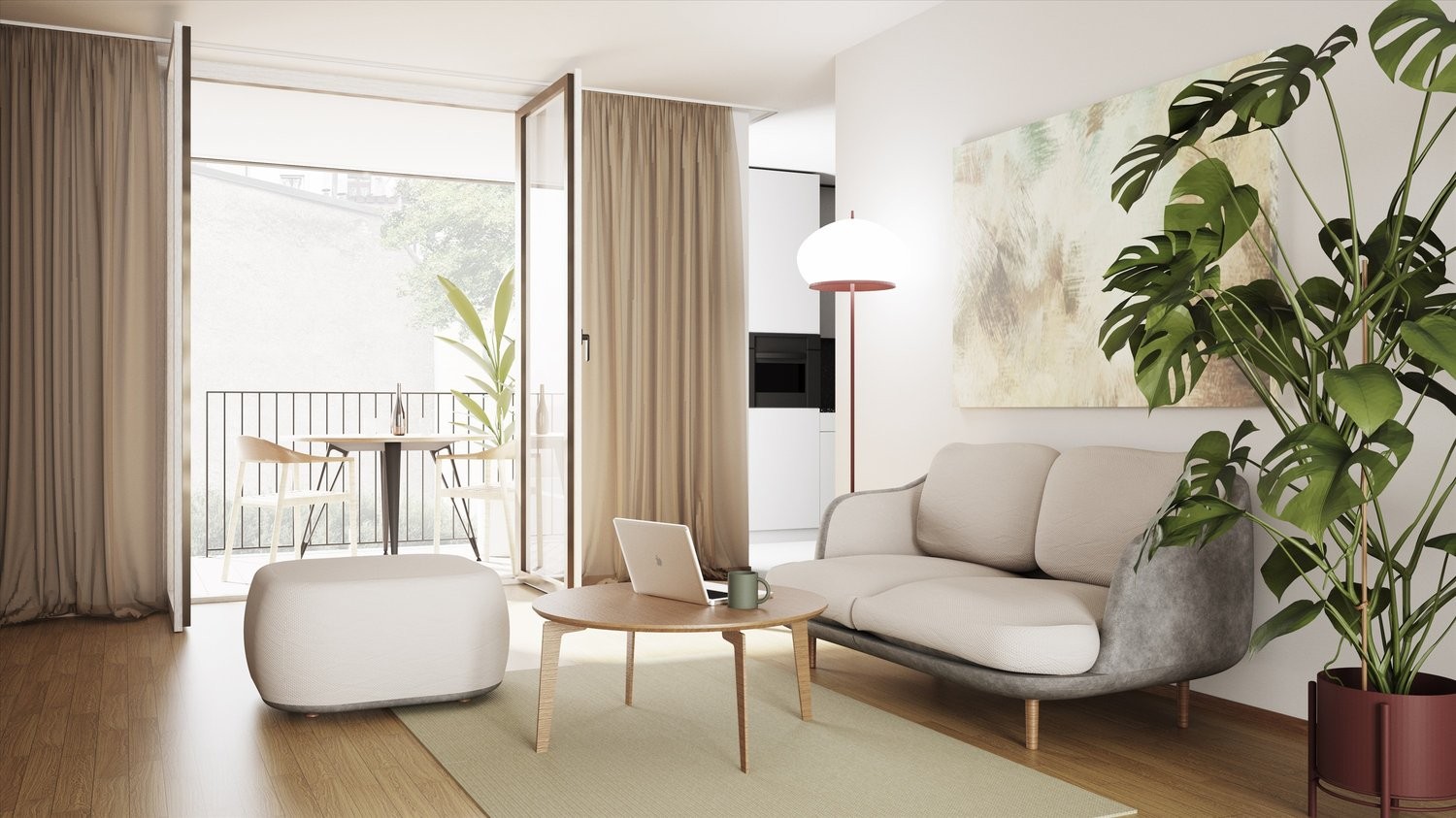3 ½ pièces appartement