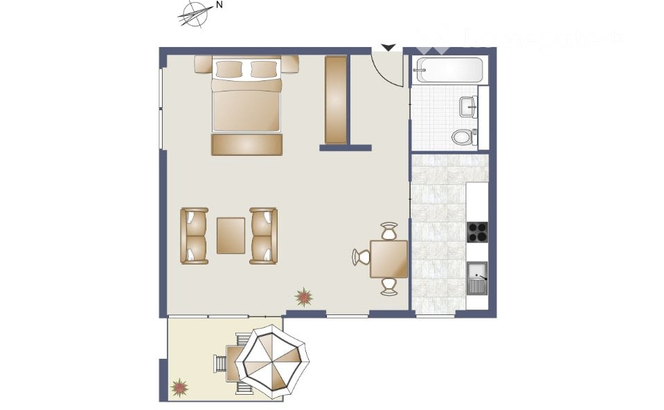 1 ½ rooms apartment, Foto 5 von 5