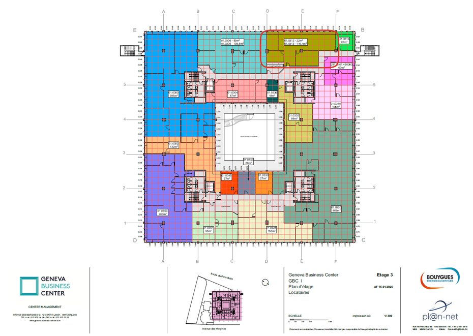 250m² office