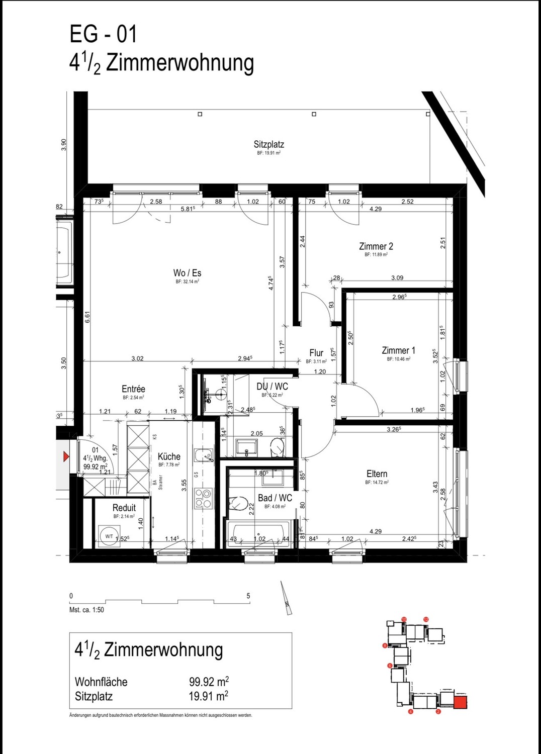 4 ½ rooms apartment, Foto 5 von 5