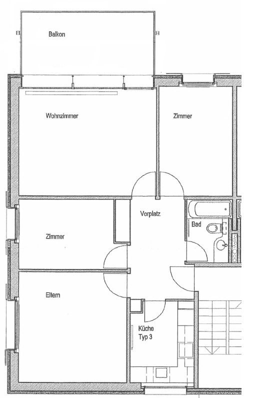 2 rooms apartment