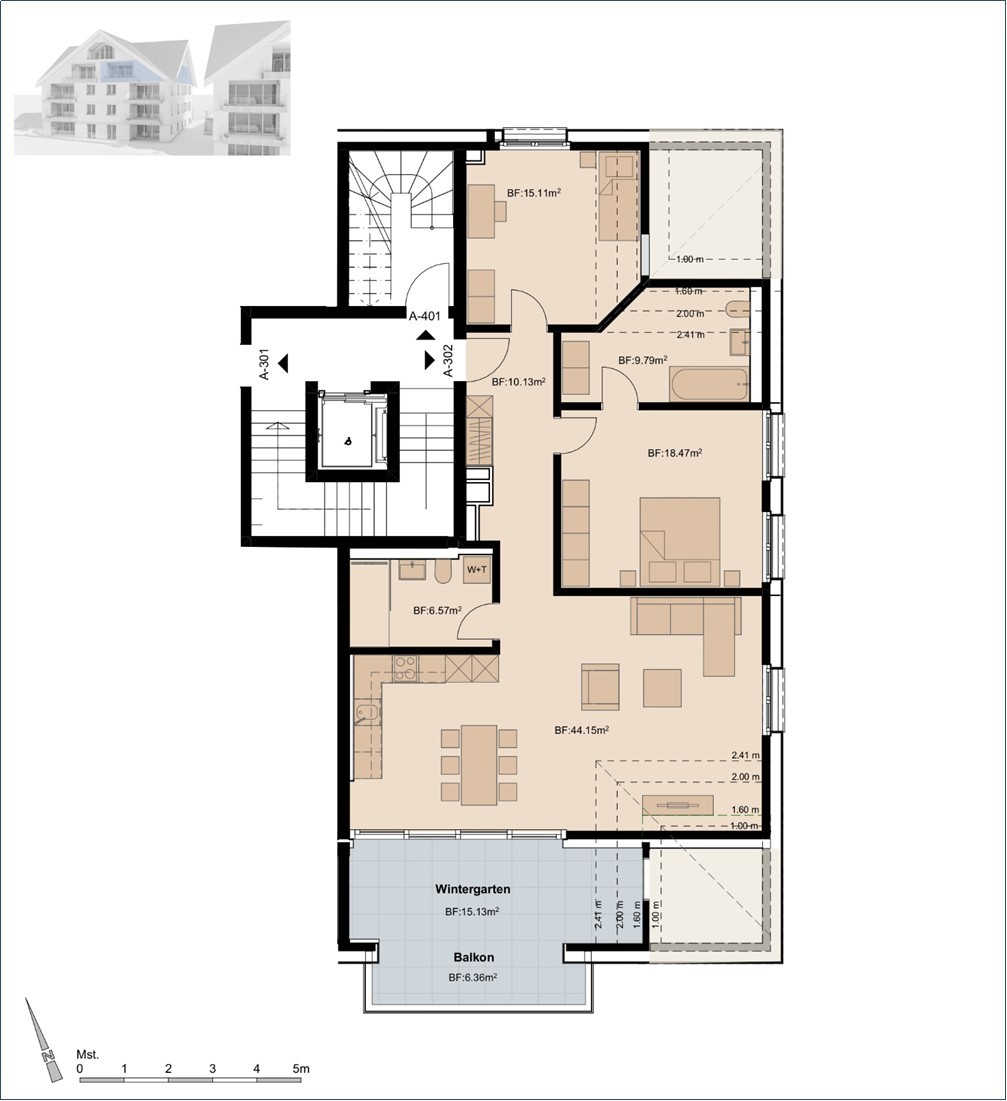 3 ½ rooms apartment, Foto 5 von 5