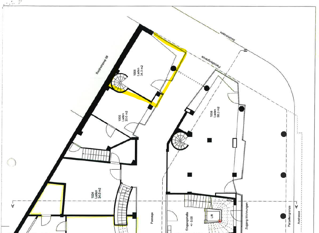 25m² shop