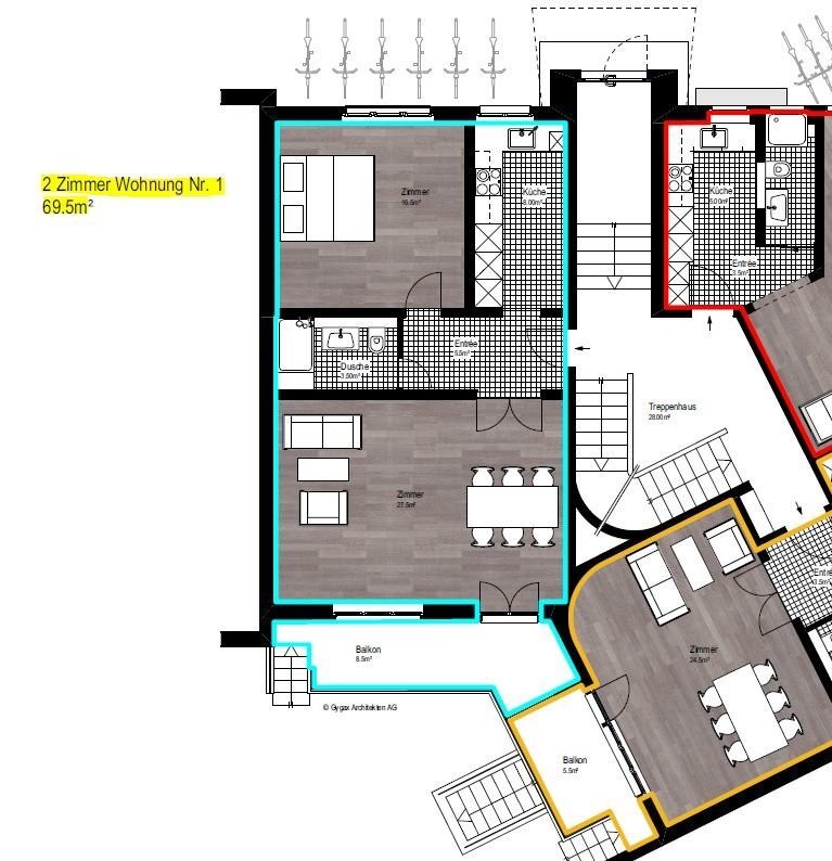 2 rooms apartment, Foto 10 von 10