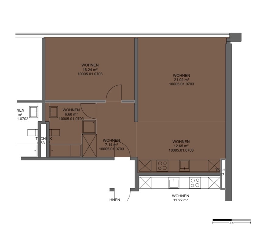1 ½ Zimmer Wohnung