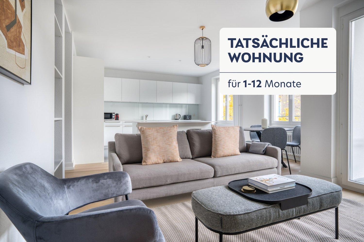3 ½ rooms furnished flat, Foto 1 von 10