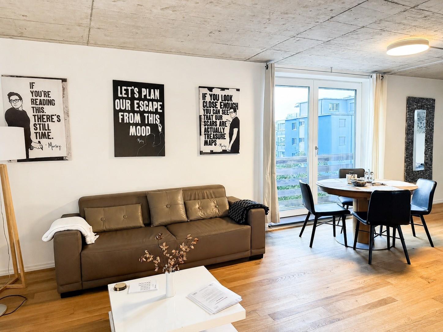 2 ½ rooms furnished flat