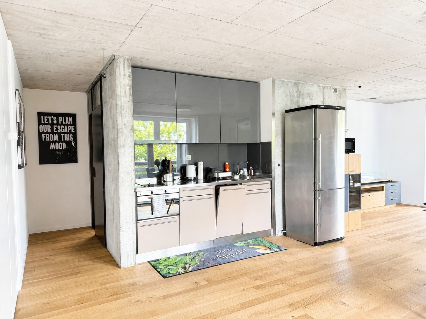 2 ½ rooms furnished flat