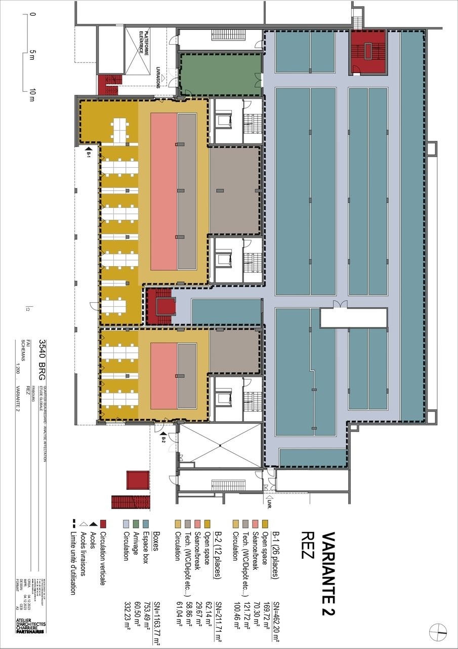 1130m² storage room