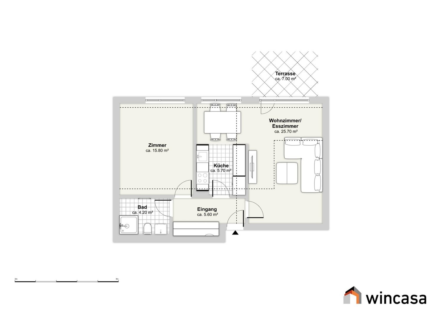 2 ½ rooms apartment, Foto 6 von 6